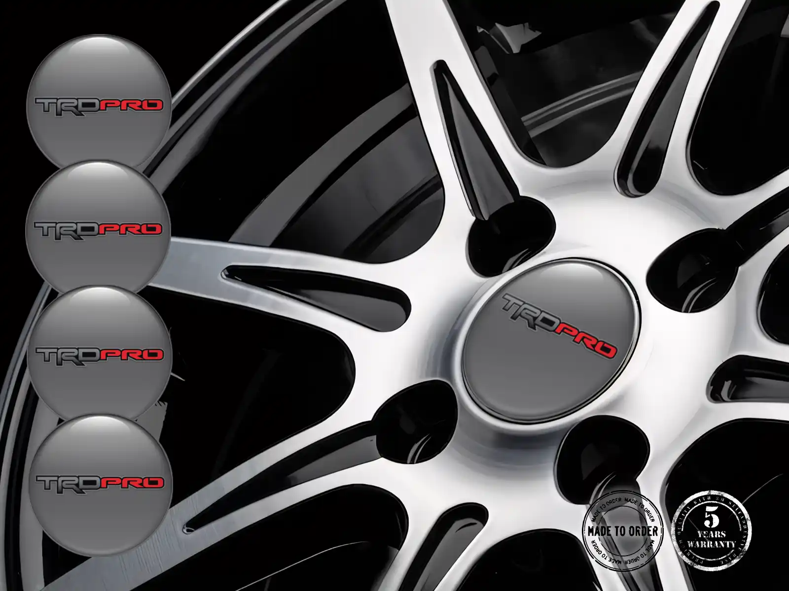 Toyota TRD Pegatinas Aro Premium Pulso Stellar Momentum
